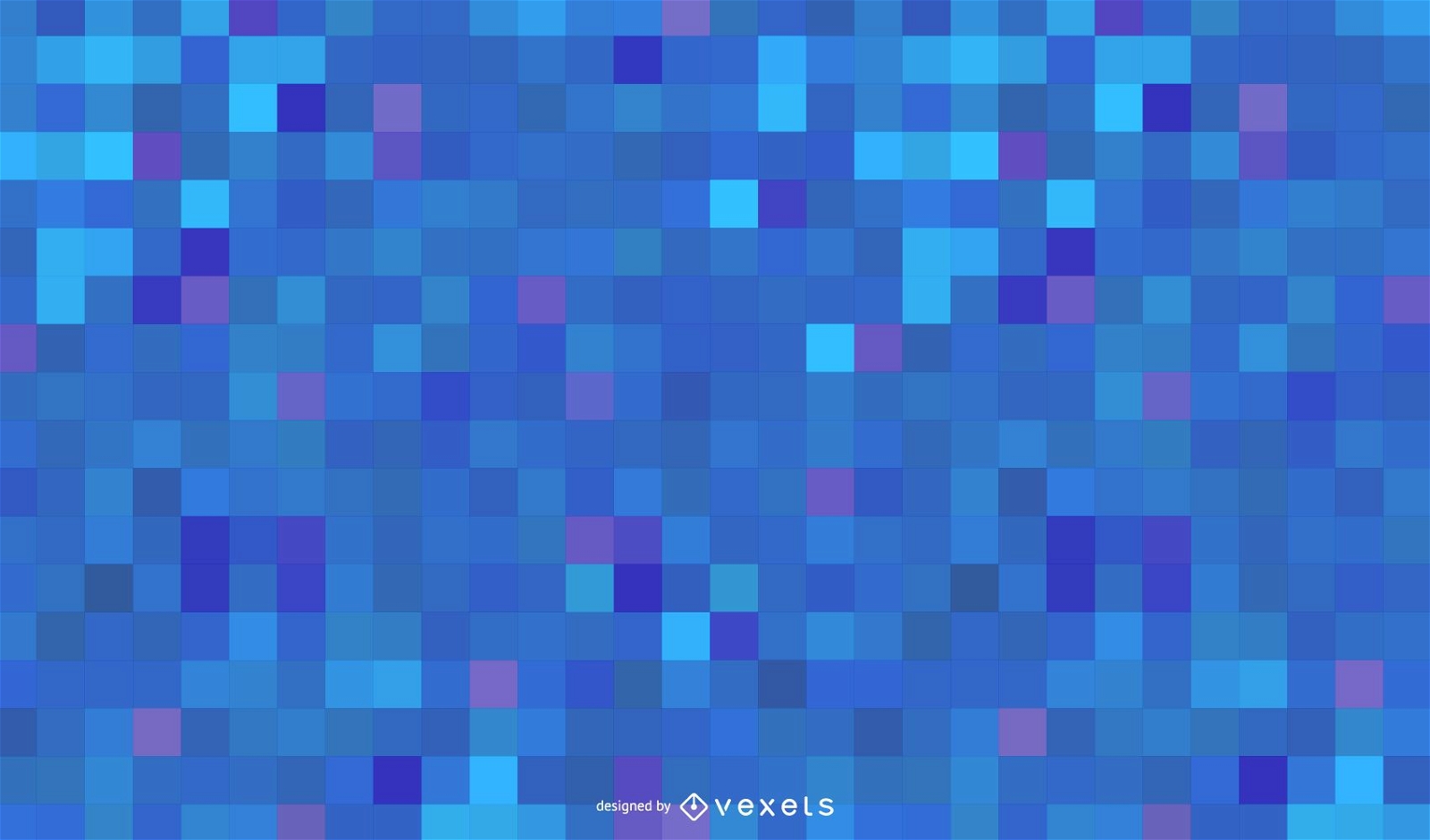 Blauer abstrakter High-Tech-Quadrate-Hintergrund
