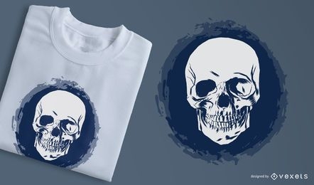 Camiseta Sketchy 3 Faces Skull