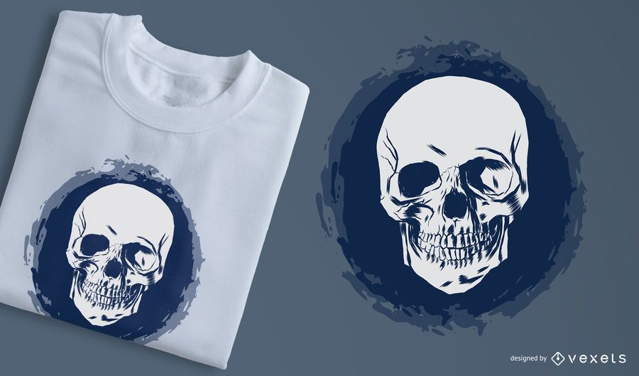 Sketchy 3 Faces Skull T-Shirt Sketchy 3 Faces Skull T-Shirt