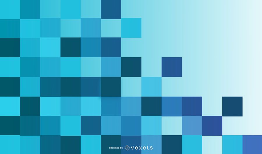 Glowing Blue Puzzling Squares Background Glowing Blue Puzzling Squares Background