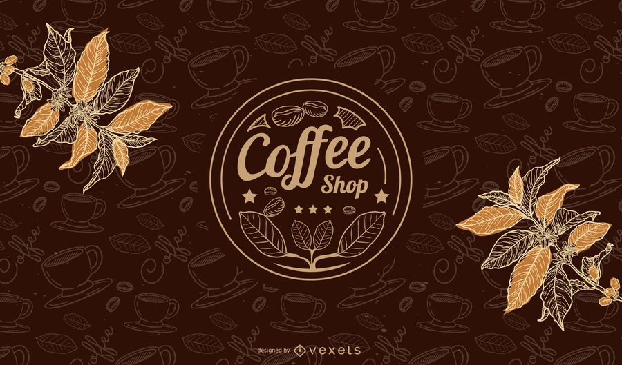 Fundo de xícara de café quente com feijão Fundo de xícara de café quente com feijão