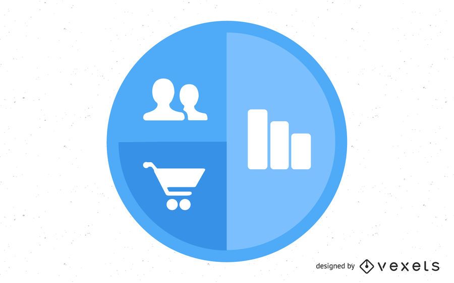E-Commerce & Business Circular Info-graphic E-Commerce & Business Circular Info-graphic
