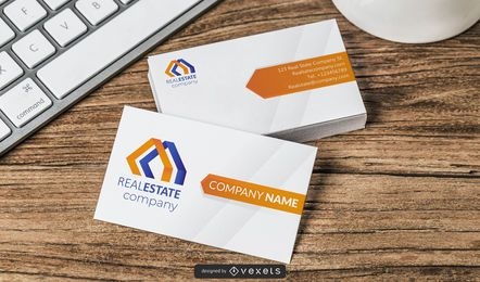 Front & Back Real Estate Professional Business Cards