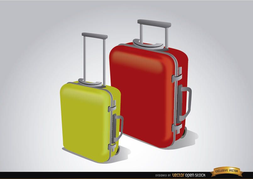 Equipaje maletas para viajar. Equipaje maletas para viajar.