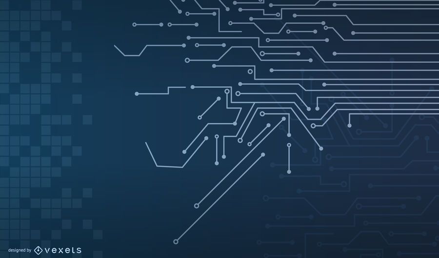 Blaue Stromlinien Hintergrund mit Quadraten Blaue Stromlinien Hintergrund mit Quadraten