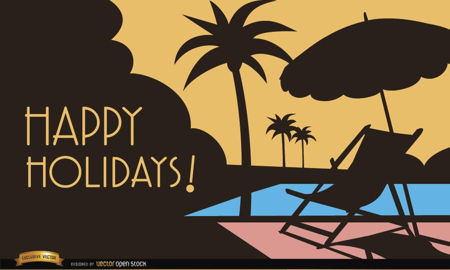 Vacations by the pool background Vacations by the pool background