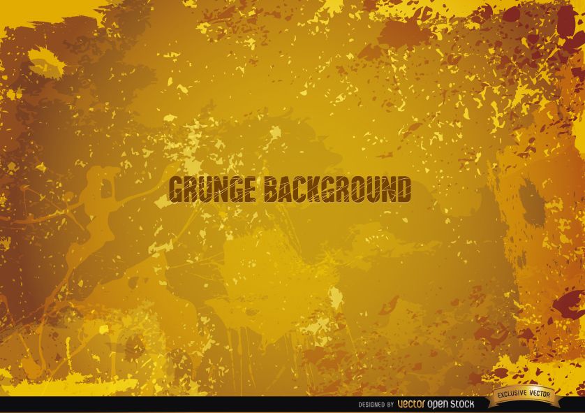 Fundo amarelo grunge