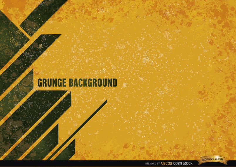 Yellow grunge background with modern stripes Yellow grunge background with modern stripes