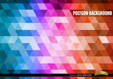 Polygon gradient colors background Polygon gradient colors background