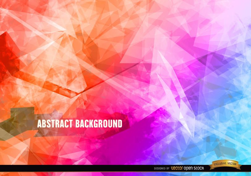 Abstract polygon crystal background - Vector download