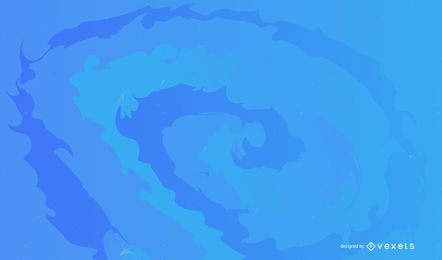 Fondo mezclado de giro de vórtice azul creativo