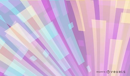 Colorful Abstract Curvy Tiled Background
