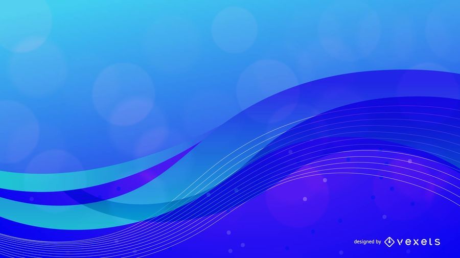 Fundo ondulado de vanguarda azul Fundo ondulado de vanguarda azul