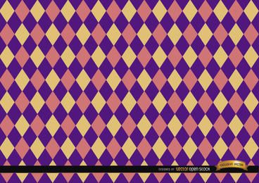 Fondo de patrón de colores rombo