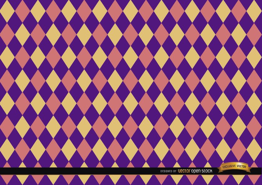 Fondo De Patrón De Colores De Rombo - Descargar Vector