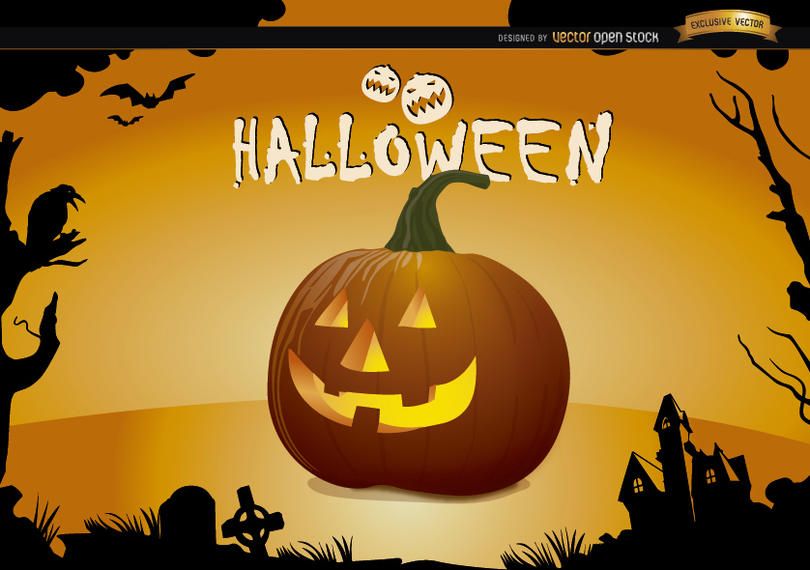 Halloween creepy pumpkin wallpaper Halloween creepy pumpkin wallpaper