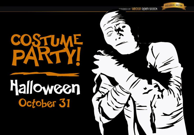 Halloween invitation promo Mummy Halloween invitation promo Mummy