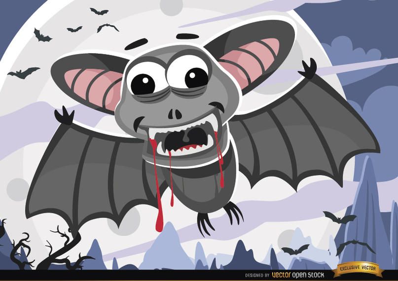 Halloween bloody bats night wallpaper Halloween bloody bats night wallpaper