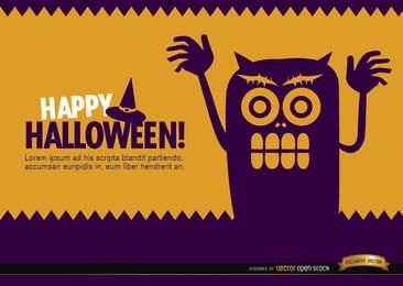 Halloween creepy monster wallpaper