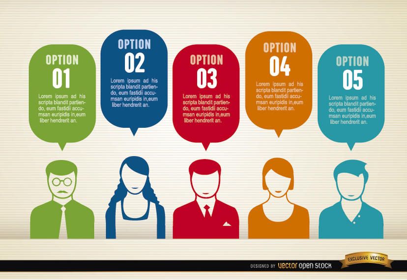 Social nubes infografía personas agrupar opiniones. Social nubes infografía personas agrupar opiniones.