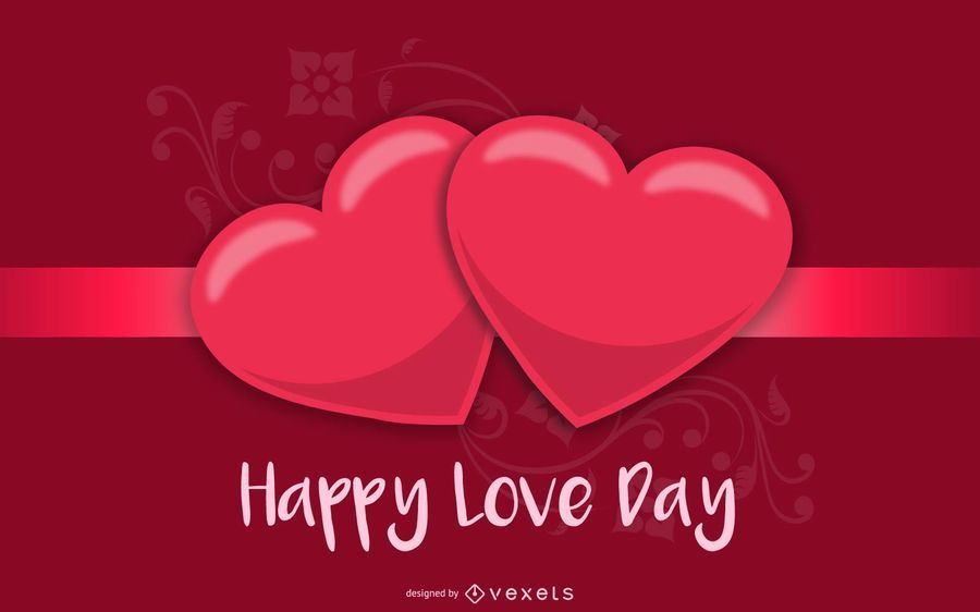 Glossy Red Valentine Greeting Card Glossy Red Valentine Greeting Card