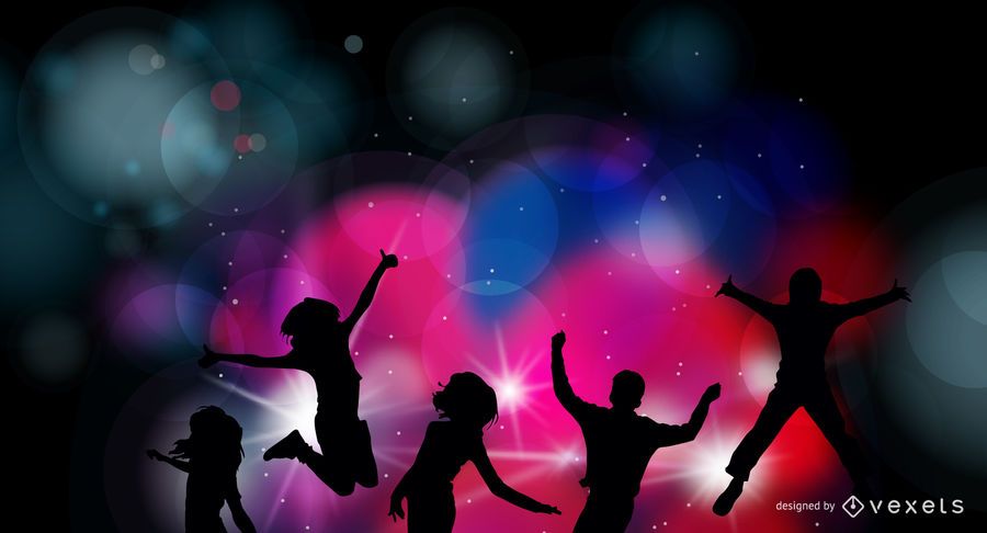 Fondo colorido de la celebración de la noche del partido Fondo colorido de la celebración de la noche del partido
