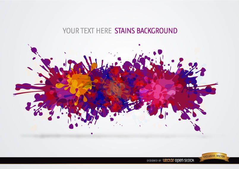 Colorful paint drops background Colorful paint drops background