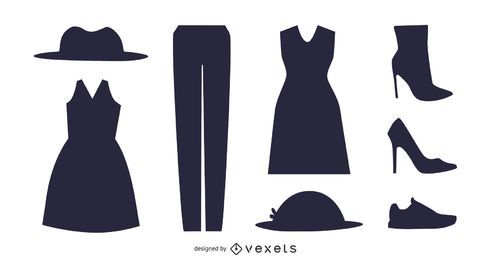 Paquete de accesorios de moda de mujer de Silhouette Paquete de accesorios de moda de mujer de Silhouette