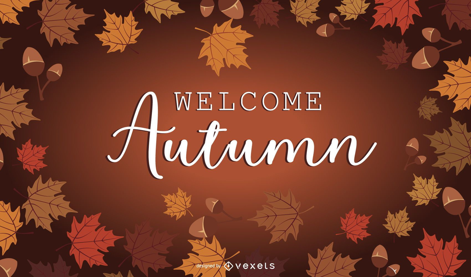 Vintage Abstract Autumn Background