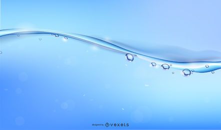 Realistic Water Edge Splashed Background Realistic Water Edge Splashed Background