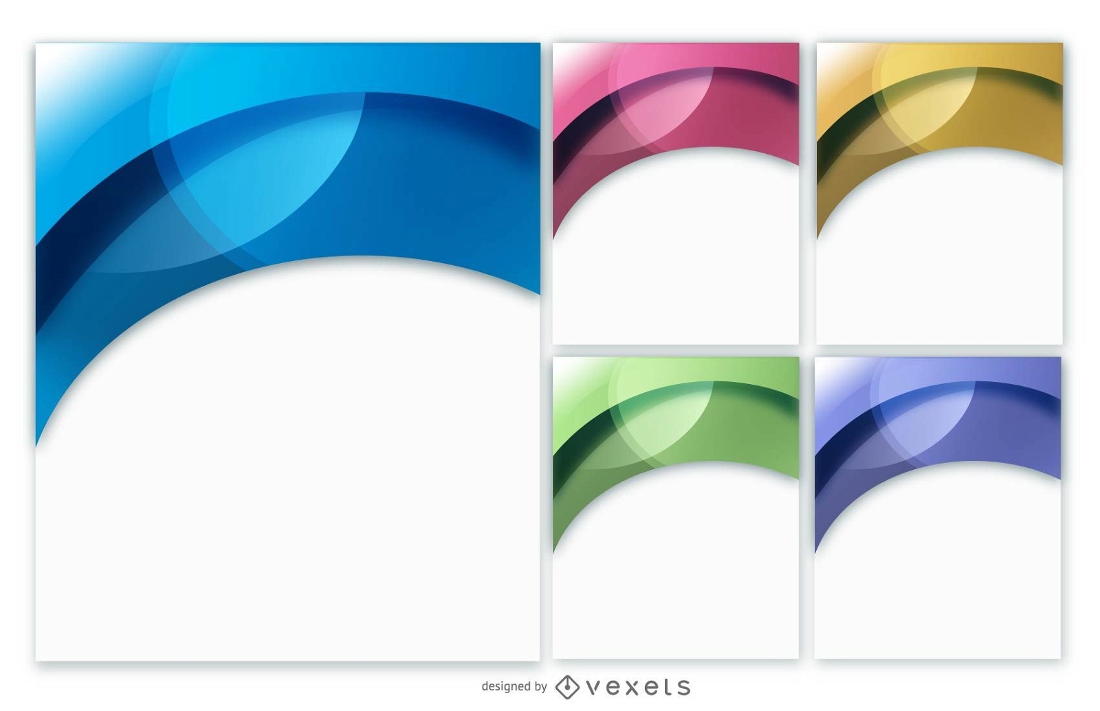 Abstract Cutting Edge Curvy Background