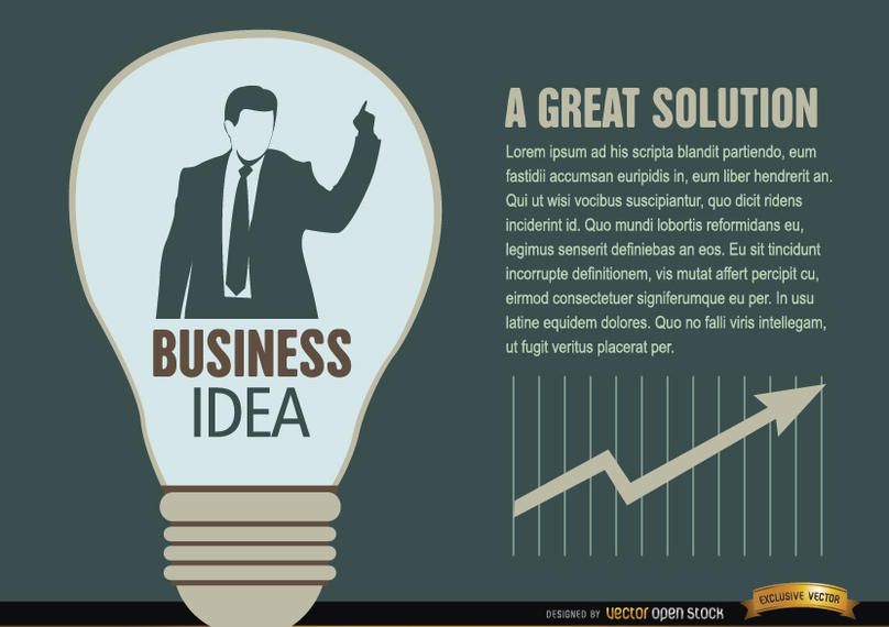 Businessman idea light bulb Businessman idea light bulb