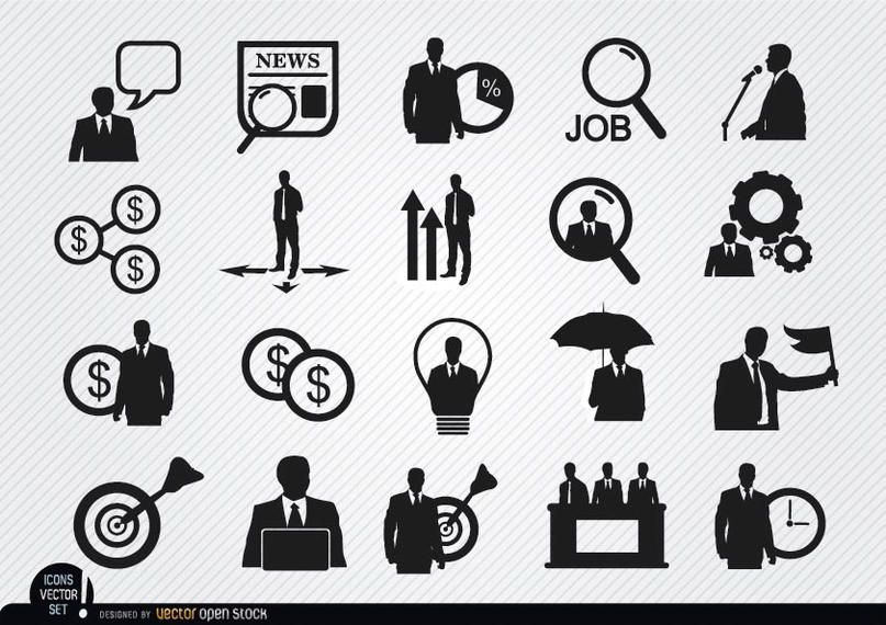 20 Businessman icons 20 Businessman icons