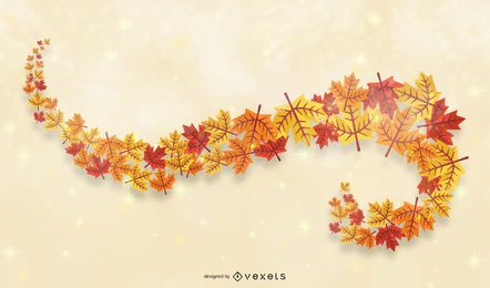 Floating Maple Leaf with Glares on Grey Floating Maple Leaf with Glares on Grey