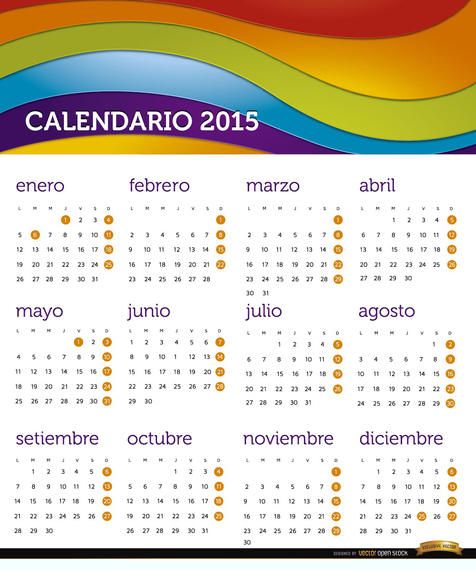 Regenbogen Kalender 2015 Spanisch Regenbogen Kalender 2015 Spanisch