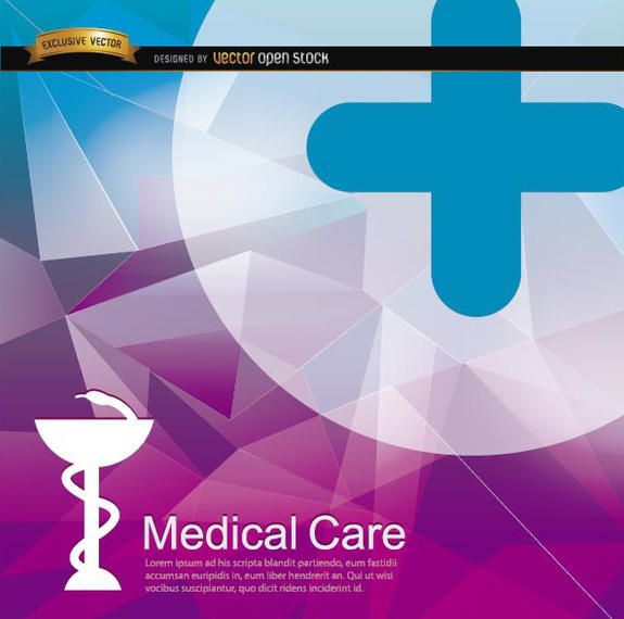 Medical health polygonal backdrop Medical health polygonal backdrop
