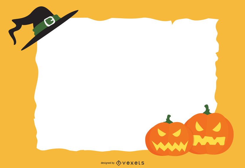 Convite de Halloween com Poster de papel rasgado Convite de Halloween com Poster de papel rasgado