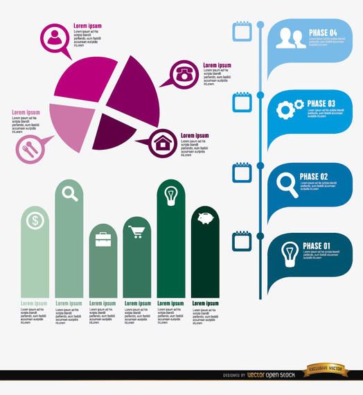 Project development infographics Project development infographics