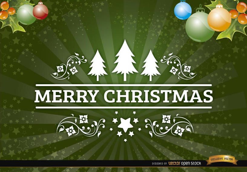 Christmas radial stripes swirls background Christmas radial stripes swirls background