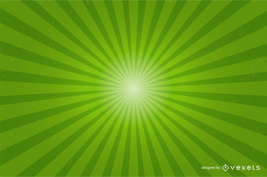 Fundo verde brilhante do Sunburst Fundo verde brilhante do Sunburst