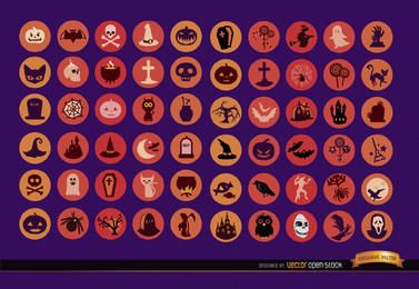 60 ícones de Halloween