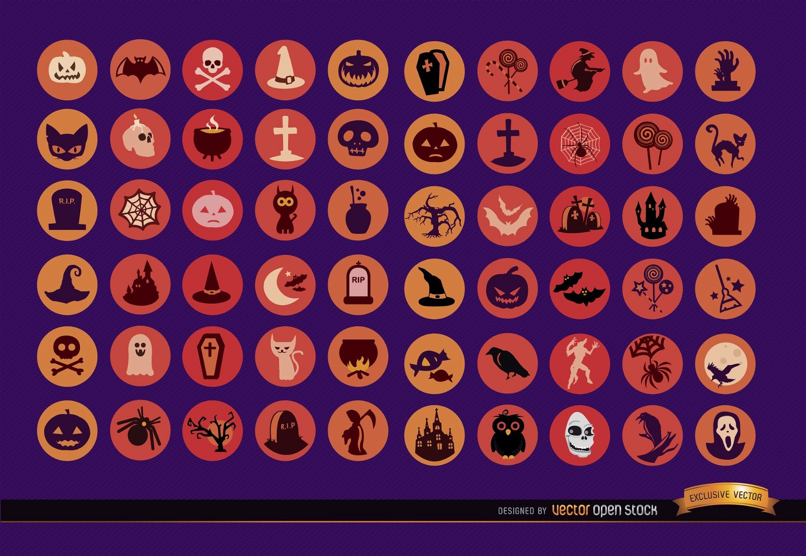 60 iconos de Halloween