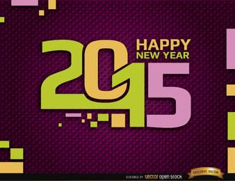Happy 2015 year retro background Happy 2015 year retro background