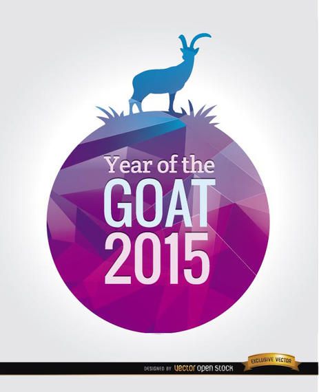2015 Year of the goat design 2015 Year of the goat design