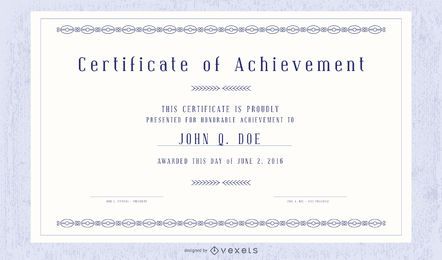 Certificado decorativo y paquete de plantillas de credenciales Certificado decorativo y paquete de plantillas de credenciales