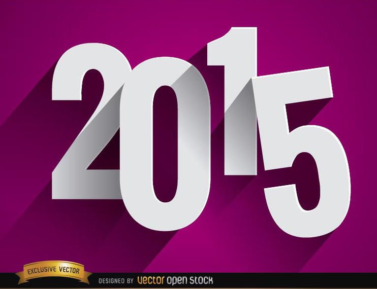 Fondo de número de gota de 2015 Fondo de número de gota de 2015