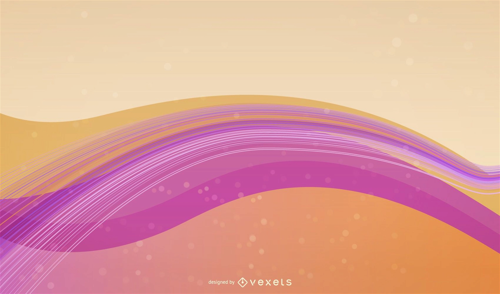 Glossy Colorful Waves & Spiral Lines Background