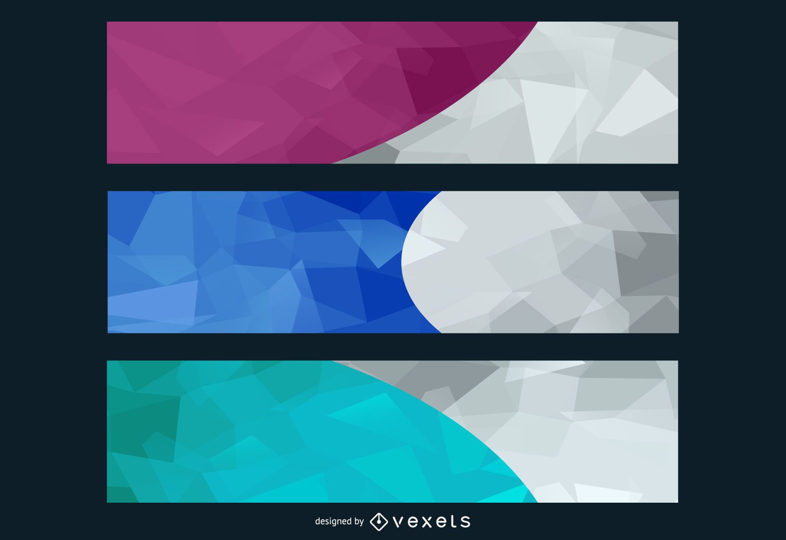 Abstract Creative Wide Banner  Background  Pack Vector 