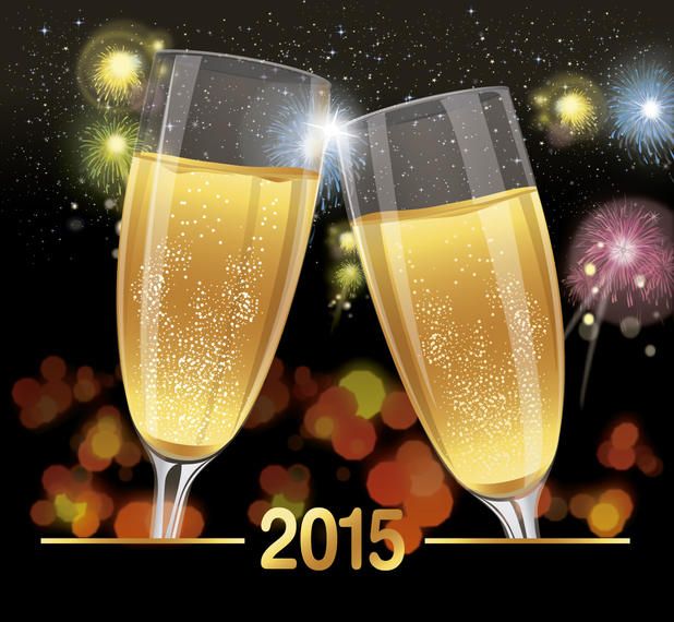 2015 celebration toast background 2015 celebration toast background