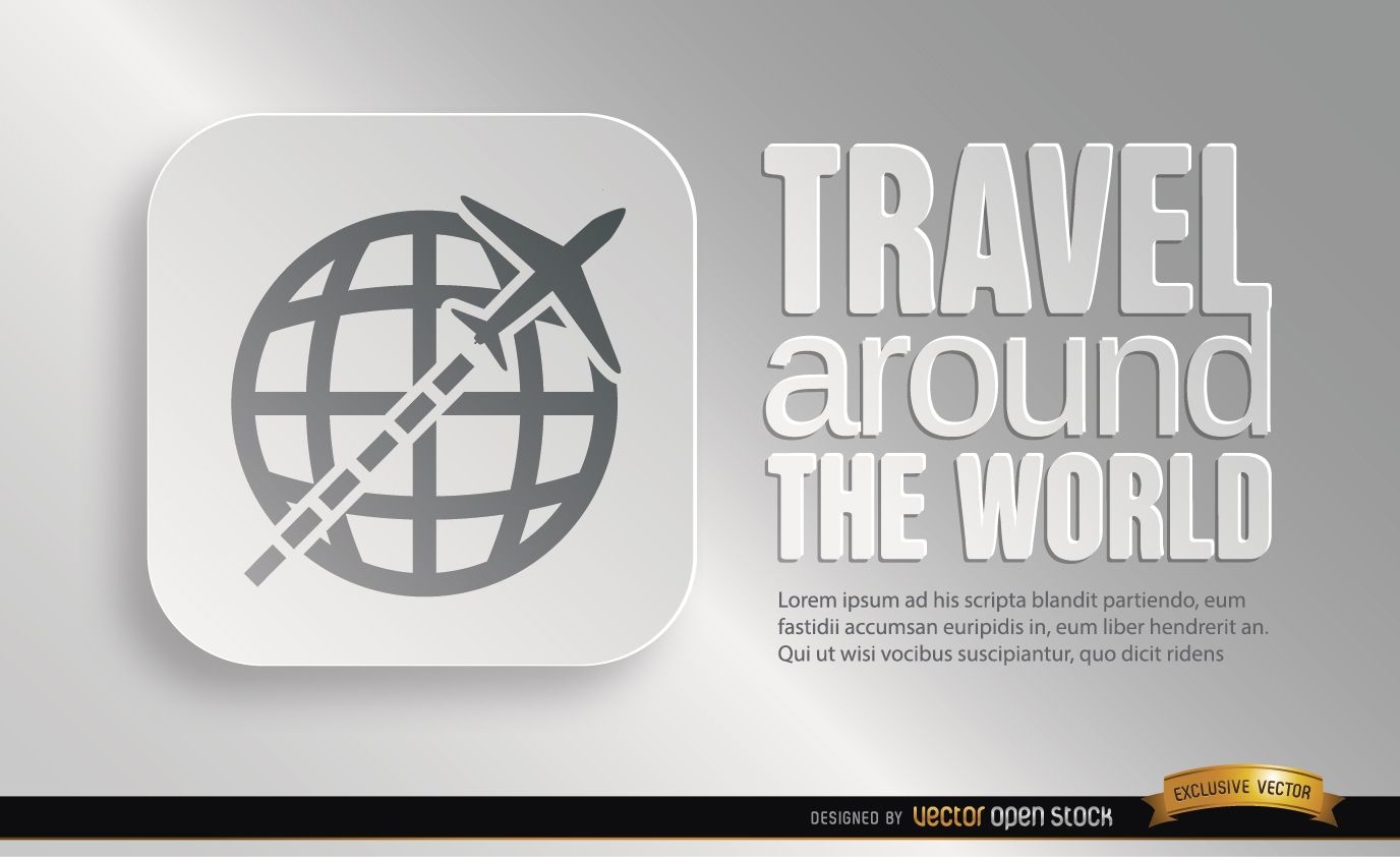 Weltreisesymbol Promo